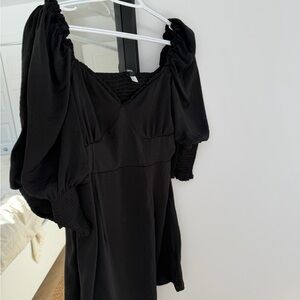 H&M Black Mini Dress